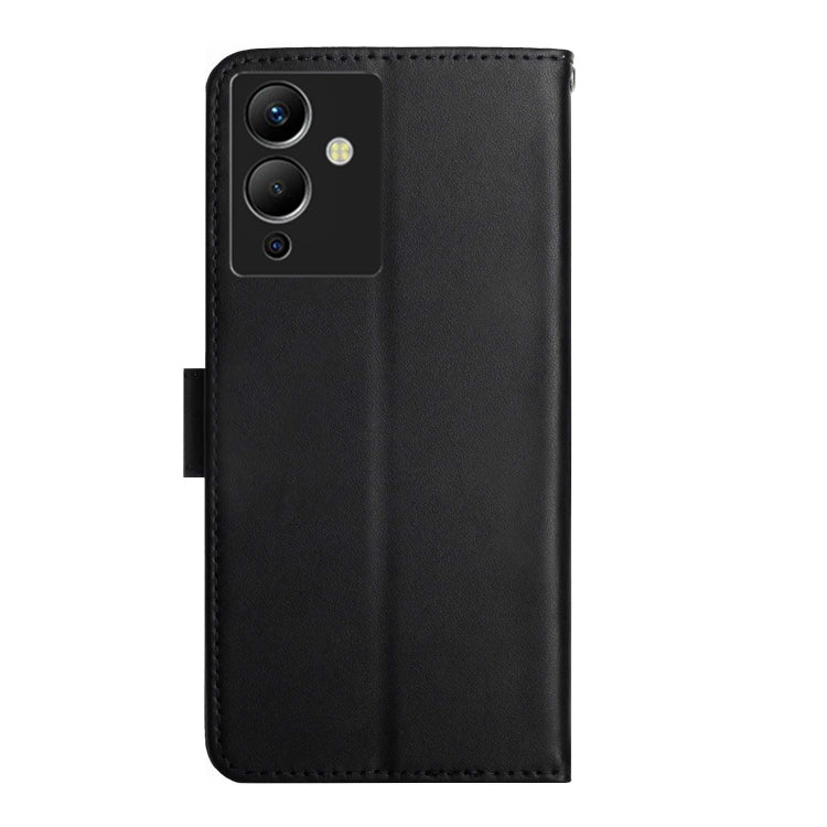 For Infinix Note 12 G96 Genuine Leather Fingerprint-proof Horizontal Flip Phone Case(Black) Eurekaonline