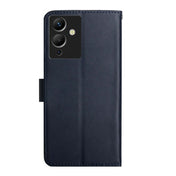 For Infinix Note 12 G96 Genuine Leather Fingerprint-proof Horizontal Flip Phone Case(Blue) Eurekaonline