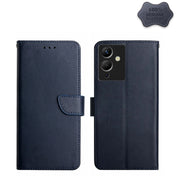 For Infinix Note 12 G96 Genuine Leather Fingerprint-proof Horizontal Flip Phone Case(Blue) Eurekaonline