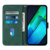 For Infinix Note 12i X6819 Crossbody 3D Embossed Flip Leather Phone Case(Dark Green) Eurekaonline