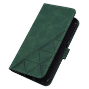 For Infinix Note 12i X6819 Crossbody 3D Embossed Flip Leather Phone Case(Dark Green) Eurekaonline