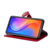 For Infinix Smart 4/X653 Zipper Bag Leather Phone Case(Red) Eurekaonline