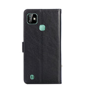 For Infinix Smart HD 2021/X612 Zipper Bag Leather Phone Case(Black) Eurekaonline
