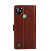 For Infinix Smart HD 2021/X612 Zipper Bag Leather Phone Case(Brown) Eurekaonline