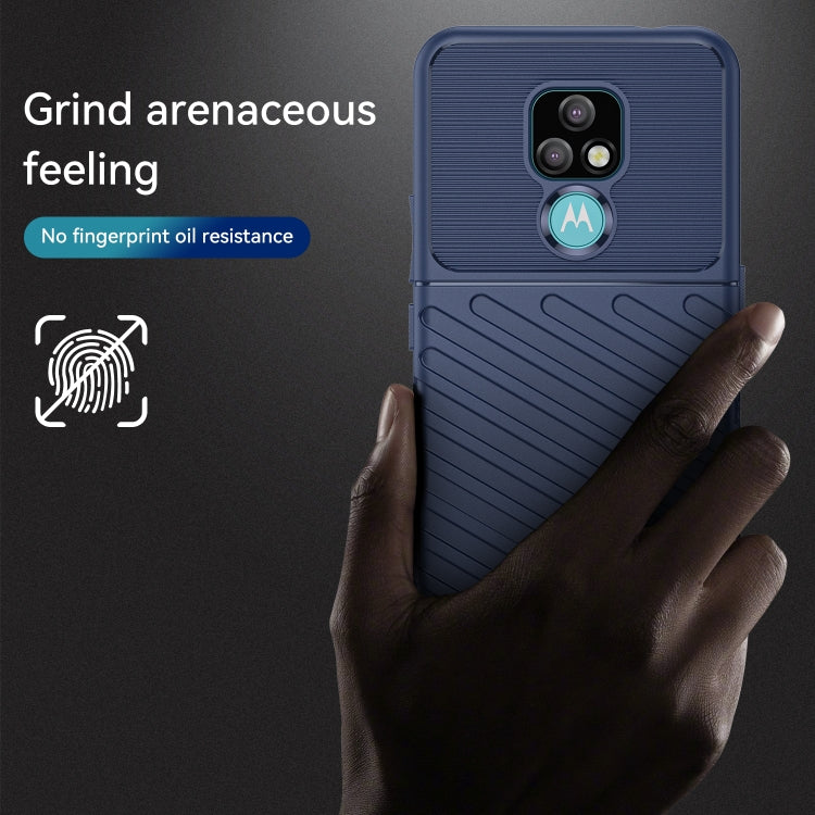 For Lenovo K12 Thunderbolt Shockproof TPU Protective Soft Phone Case(Blue) Eurekaonline