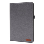 For Lenovo M10 Plus 10.3 inch TB-X606 / TB-X606F Horizontal Flip TPU + Fabric PU Leather Tablet Case(Grey) Eurekaonline