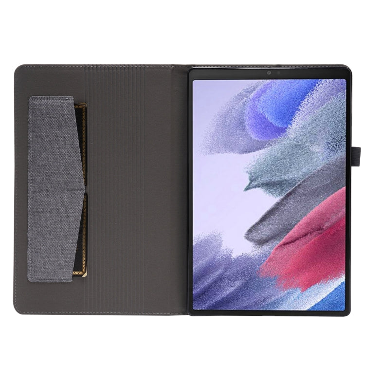 For Lenovo M10 Plus 10.3 inch TB-X606 / TB-X606F Horizontal Flip TPU + Fabric PU Leather Tablet Case(Grey) Eurekaonline