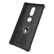 For Lenovo Phab2 Plus Shock-Resistant 360 Degree Spin Sniper Hybrid Case TPU + PC Combination Case with Holder(Black) Eurekaonline