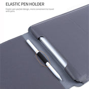 For MacBook 12 / 14 inch PU Leather 4 in 1 Laptop Bag with Functional Bracket(Space Gray) Eurekaonline