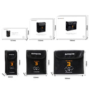 For Mavic 3 Sunnylife M3-DC105 2 In 1 Batteries Safe Storage Explosion-proof Bags Eurekaonline