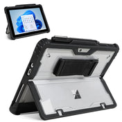 For MicroSoft Surface Pro 8 Acrylic Transparent Hand Strap Laptop Case Eurekaonline