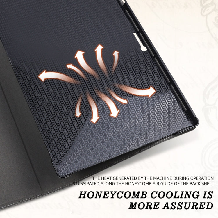 For MicroSoft Surface Pro 9 Deer Head Pattern Leather Tablet Case(Black) Eurekaonline