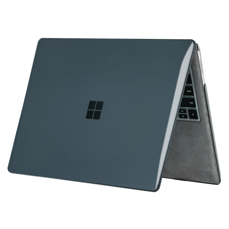 For Microsoft Surface Laptop 2/3/4/5 13.5 Cloth 1769/1867/1958/1950 ENKAY Hat-Prince Shockproof Crystal Hard Case(Black) Eurekaonline