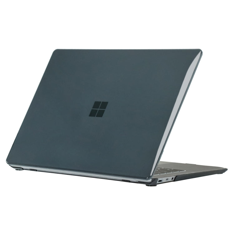 For Microsoft Surface Laptop 2/3/4/5 13.5 Cloth 1769/1867/1958/1950 ENKAY Hat-Prince Shockproof Crystal Hard Case(Black) Eurekaonline