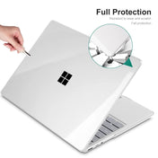 For Microsoft Surface Laptop 2/3/4/5 13.5 Cloth 1769/1867/1958/1950 ENKAY Hat-Prince Shockproof Crystal Hard Case(Black) Eurekaonline