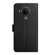 For Nokia 5.4 Genuine Leather Fingerprint-proof Horizontal Flip Phone Case(Black) Eurekaonline