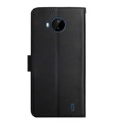 For Nokia C20 Plus Genuine Leather Fingerprint-proof Horizontal Flip Phone Case(Black) Eurekaonline