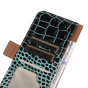 For Nokia C21 Plus Crocodile Top Layer Cowhide Leather Phone Case(Green) Eurekaonline