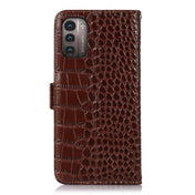 For Nokia G11 / G21 4G Crocodile Top Layer Cowhide Leather Phone Case(Brown) Eurekaonline
