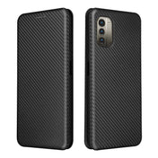 For Nokia G11 / G21 Carbon Fiber Texture Leather Phone Case(Black) Eurekaonline