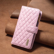 For Nokia G11 / G21 Diamond Lattice Zipper Wallet Leather Flip Phone Case(Pink) Eurekaonline