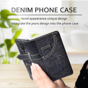 For Nokia G20 Denim Horizontal Flip Leather Case with Holder & Card Slot & Wallet(Black) Eurekaonline