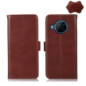 For Nokia X100 Crazy Horse Top Layer Cowhide Leather Phone Case(Brown) Eurekaonline
