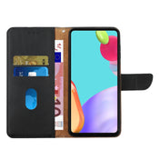 For OPPO A57 4G/A77 4G/Realme Narzo 50 5G/Realme V23 Genuine Leather Fingerprint-proof Horizontal Flip Phone Case(Black) Eurekaonline