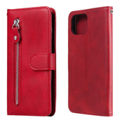 For OPPO F17 Pro / A93 Fashion Calf Texture Zipper Horizontal Flip Leather Case with Holder & Card Slots & Wallet(Red) Eurekaonline