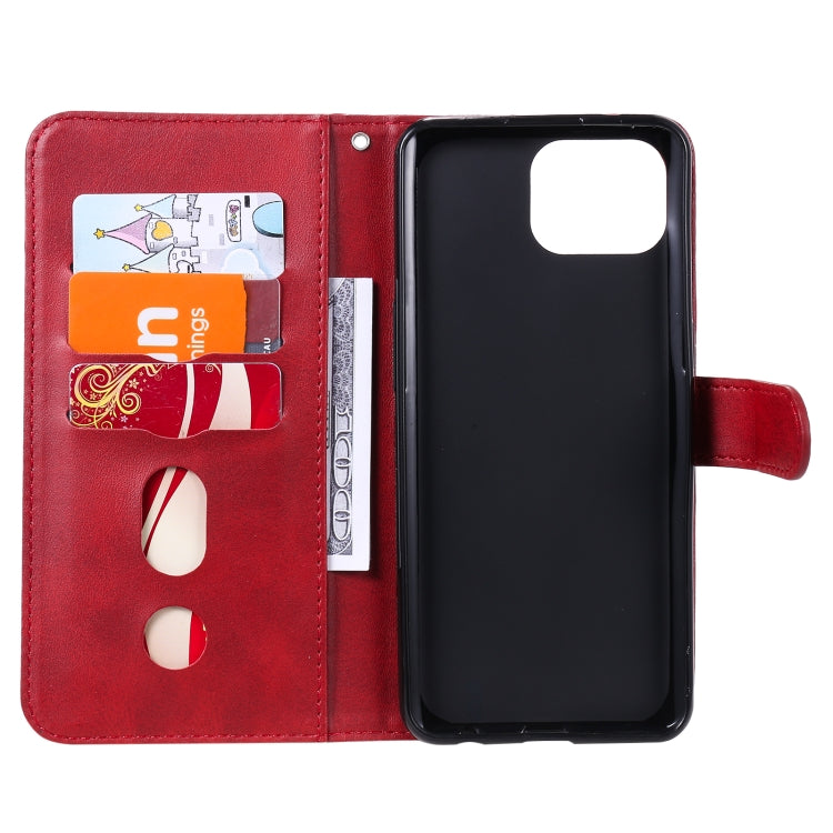 For OPPO F17 Pro / A93 Fashion Calf Texture Zipper Horizontal Flip Leather Case with Holder & Card Slots & Wallet(Red) Eurekaonline