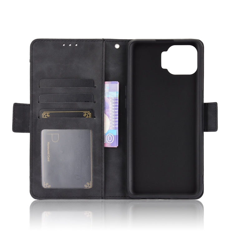 For OPPO F17 Pro / A93 / Reno4 Lite Wallet Style Skin Feel Calf Pattern Leather Case with Separate Card Slot(Black) Eurekaonline