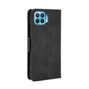 For OPPO F17 Pro / A93 / Reno4 Lite Wallet Style Skin Feel Calf Pattern Leather Case with Separate Card Slot(Black) Eurekaonline