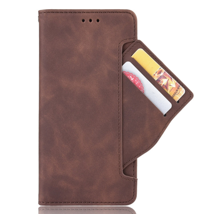  Reno4 Lite Wallet Style Skin Feel Calf Pattern Leather Case with Separate Card Slot(Brown) Eurekaonline