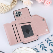 For OPPO F17 Pro & A93 Skin Feel PU + TPU + PC Back Cover Shockproof Case with Card Slots & Holder & Photo Frame(Rose Gold) Eurekaonline