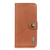 For OPPO F17 Pro KHAZNEH Cowhide Texture Horizontal Flip Leather Case with Holder & Card Slots & Wallet(Brown) Eurekaonline