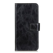 For OPPO F17 Pro Retro Crazy Horse Texture Horizontal Flip Leather Case with Holder & Card Slots & Photo Frame & Wallet(Black) Eurekaonline