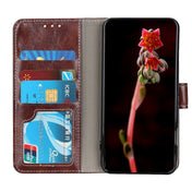 For OPPO F17 Pro Retro Crazy Horse Texture Horizontal Flip Leather Case with Holder & Card Slots & Photo Frame & Wallet(Brown) Eurekaonline