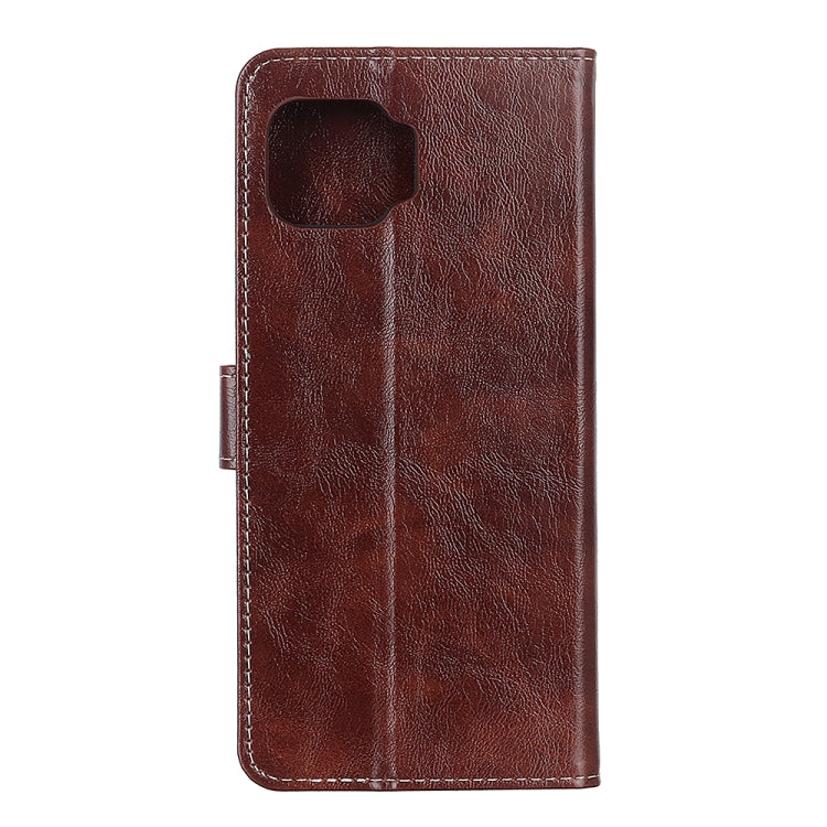 For OPPO F17 Pro Retro Crazy Horse Texture Horizontal Flip Leather Case with Holder & Card Slots & Photo Frame & Wallet(Brown) Eurekaonline