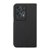 For OPPO Find N2 Lambskin Texture Genuine Leather Phone Case(Black) Eurekaonline
