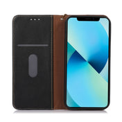 For OPPO Find X5 Pro 5G KHAZNEH Nappa Top Layer Cowhide Leather Phone Case(Black) Eurekaonline