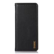 For OPPO Find X5 Pro 5G KHAZNEH Nappa Top Layer Cowhide Leather Phone Case(Black) Eurekaonline