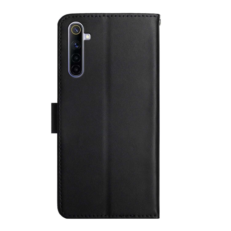 For OPPO Realme 6 Pro Genuine Leather Fingerprint-proof Horizontal Flip Phone Case(Black) Eurekaonline