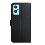 For OPPO Realme 9i Genuine Leather Fingerprint-proof Horizontal Flip Phone Case(Black) Eurekaonline