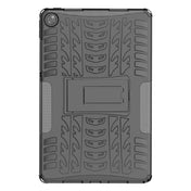 For OPPO Realme Pad 10.4 Tire Texture TPU + PC Tablet Case(Black) Eurekaonline
