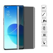 For OPPO Reno6 Pro 5G 0.3mm 9H Surface Hardness 3D Curved Surface Privacy Glass Film Eurekaonline