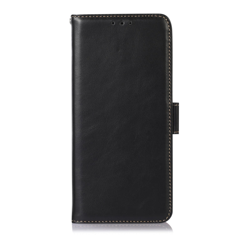 F21 Pro 4G Crazy Horse Top Layer Cowhide Leather Phone Case(Black) Eurekaonline