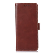 For OPPO Reno7 4G Global/F21 Pro 4G Crazy Horse Top Layer Cowhide Leather Phone Case(Brown) Eurekaonline