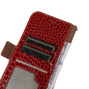 For OPPO Reno8 Crocodile Top Layer Cowhide Leather Phone Case(Red) Eurekaonline