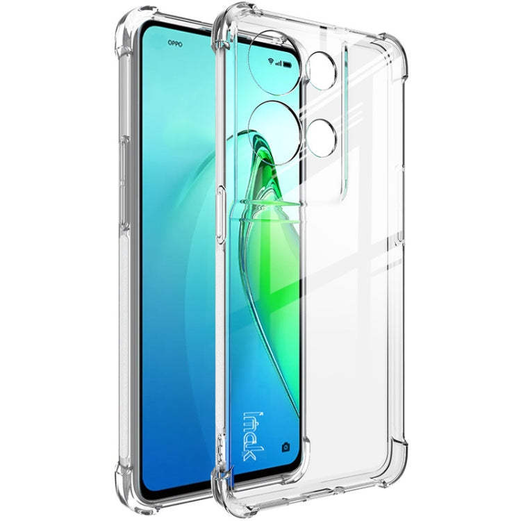  Reno8 Pro 5G Global IMAK All-inclusive Shockproof Airbag TPU Case with Screen Protector (Transparent) Eurekaonline