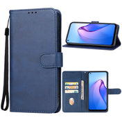 For OPPO Reno8 Z Leather Phone Case(Blue) Eurekaonline